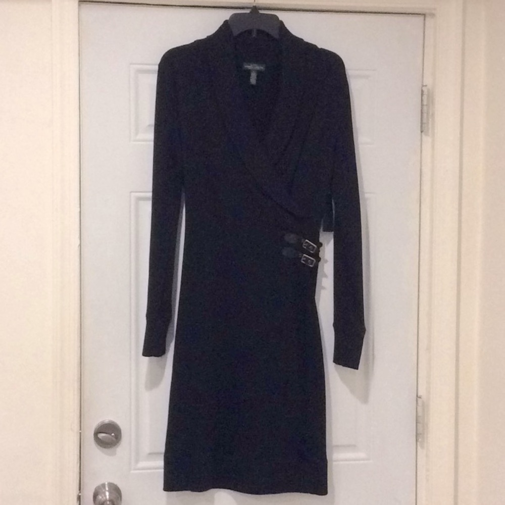 Lauren Ralph Lauren black sweater dress